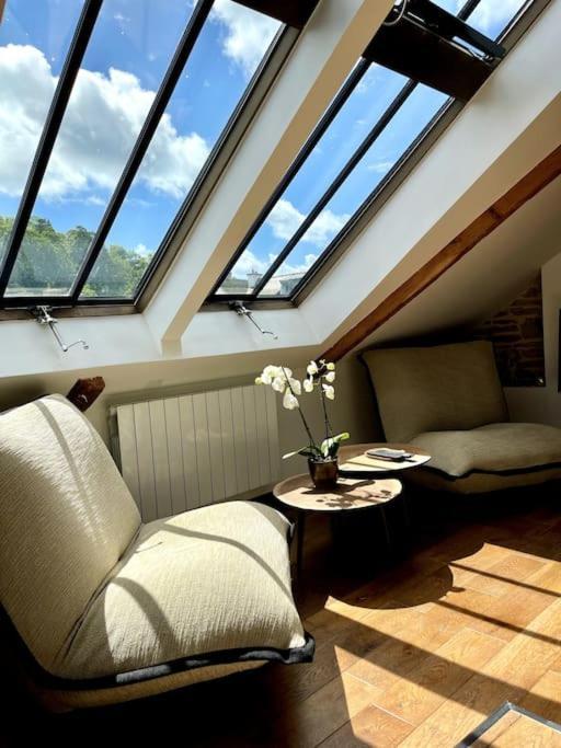 Apartamento Loft A Pont-Aven, Vue Panoramique Sur L'Aven Exterior foto